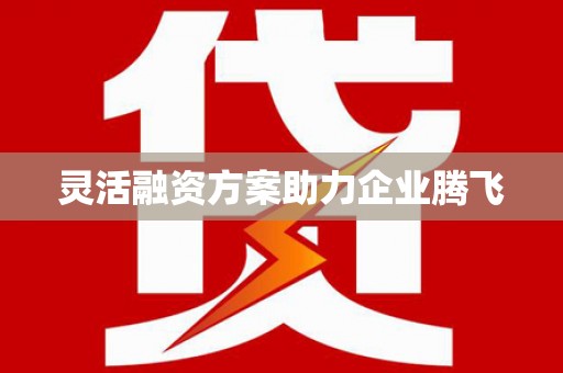 滦南灵活融资方案助力企业腾飞