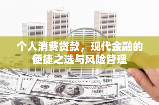 永济个人消费贷款，现代金融的便捷之选与风险管理