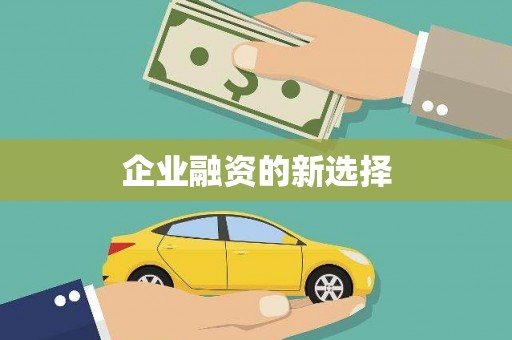 连云港企业融资的新选择