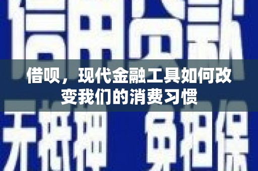 镇雄借呗，现代金融工具如何改变我们的消费习惯