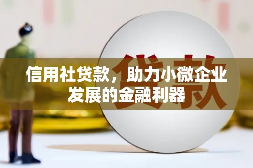 宽甸信用社贷款，助力小微企业发展的金融利器
