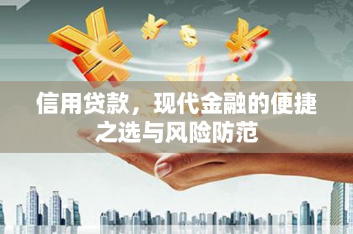 澎湖信用贷款，现代金融的便捷之选与风险防范