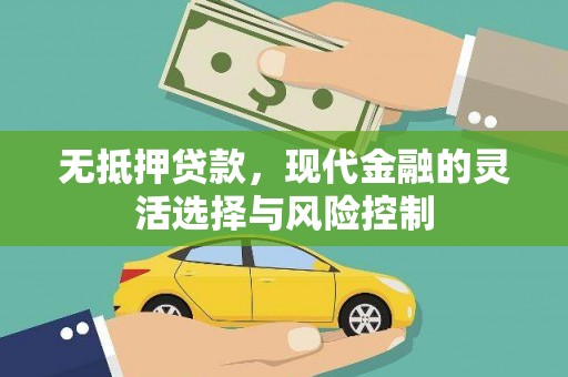 察隅无抵押贷款，现代金融的灵活选择与风险控制