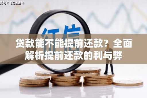 昌都贷款能不能提前还款？全面解析提前还款的利与弊