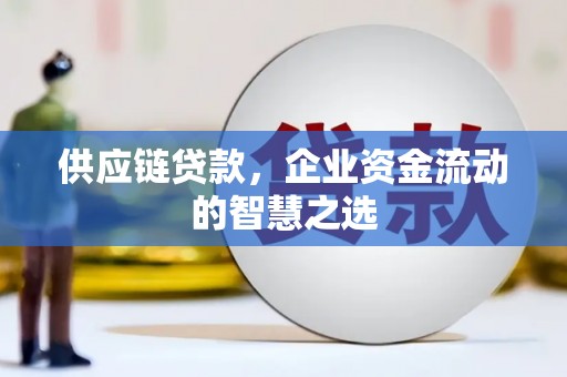济宁供应链贷款，企业资金流动的智慧之选