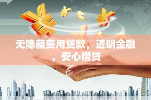 天津无隐藏费用贷款，透明金融，安心借贷