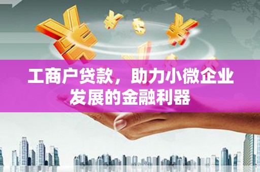 澄迈工商户贷款，助力小微企业发展的金融利器