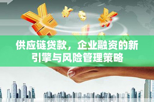 盐边供应链贷款，企业融资的新引擎与风险管理策略