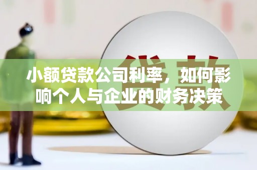 广河小额贷款公司利率，如何影响个人与企业的财务决策