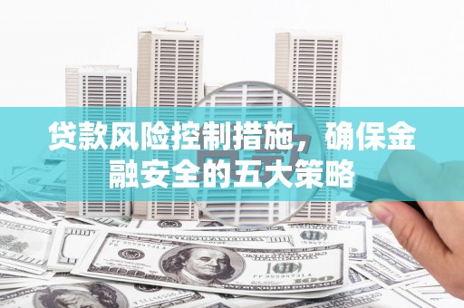 永康贷款风险控制措施，确保金融安全的五大策略
