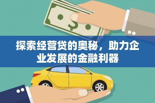 丹凤探索经营贷的奥秘，助力企业发展的金融利器