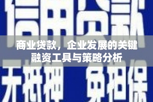 嵊州商业贷款，企业发展的关键融资工具与策略分析