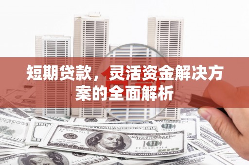 富平短期贷款，灵活资金解决方案的全面解析