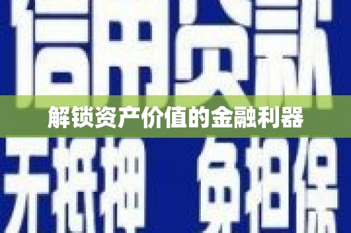 班玛解锁资产价值的金融利器