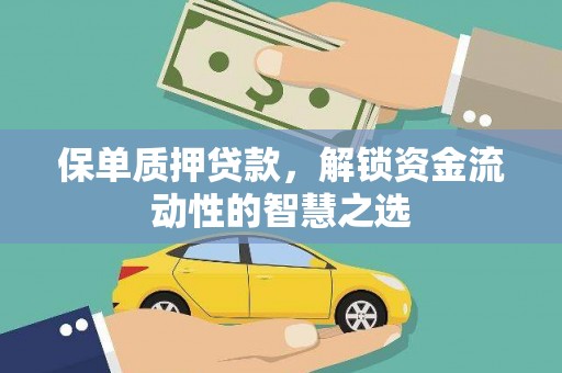 溆浦保单质押贷款，解锁资金流动性的智慧之选